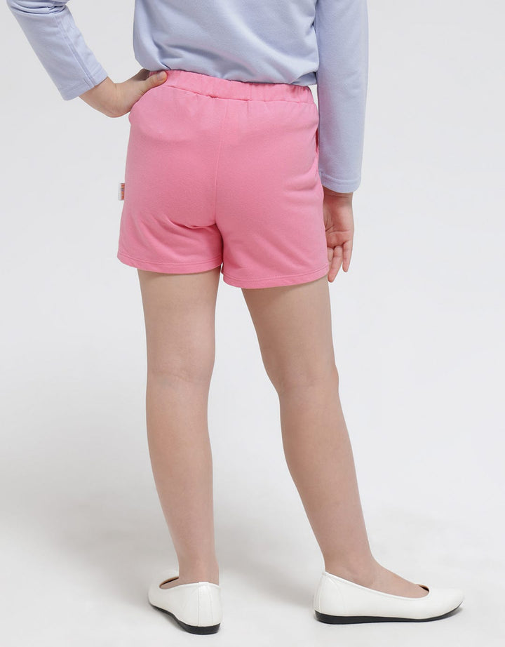 Little M Short Pants Basic Kantong Tempel