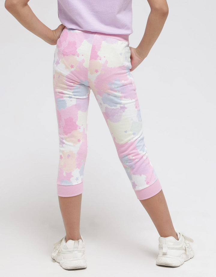 Little M Jogger Print Watercolor Star