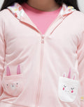 Little M Jacket Hoody Kantong Unicorn Bunny