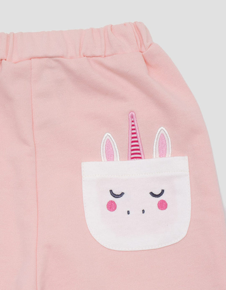 Little M Jogger Kantong Belakang Unicorn Bunny