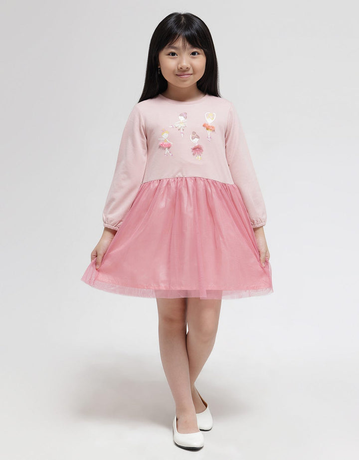 Little M Tutu Ballerina Dress Anak Perempuan