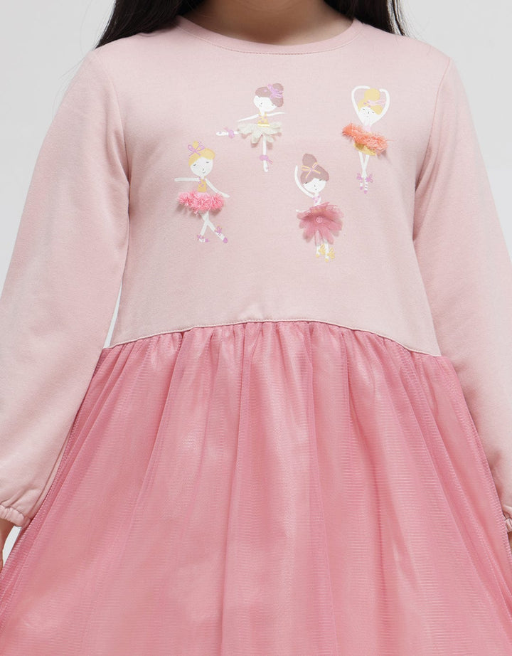 Little M Tutu Ballerina Dress Anak Perempuan