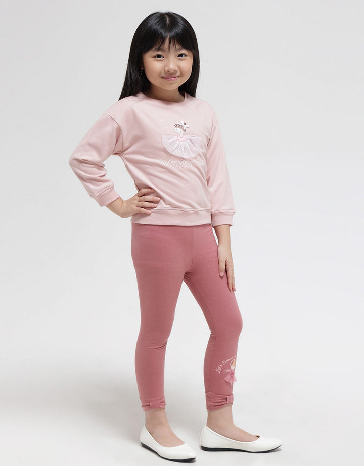 Little M Boxy Ballerina Sweater for Girls