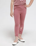 Little M Ballerina Print Legging Anak Perempuan