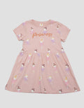 Little M Ballerina Print Midi Dress Anak Perempuan