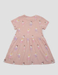 Little M Ballerina Print Midi Dress Anak Perempuan