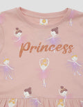 Little M Ballerina Print Midi Dress Anak Perempuan