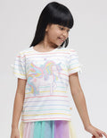 Little M Unicorn Colorfull Kaos Anak Perempuan