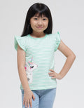 Little M Double Ruffle Girls T-Shirt