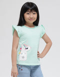 Little M Double Ruffle Girls T-Shirt