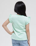 Little M Double Ruffle Girls T-Shirt