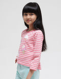 Little M Long Sleeve T-Shirt Salur Aplikasi Ice Cream Bunny