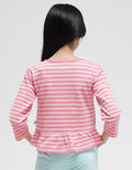 Little M Long Sleeve T-Shirt Salur Aplikasi Ice Cream Bunny