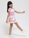 Little M Unicorn Rainbow Midi Dress Anak Perempuan