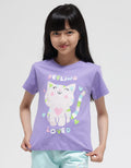 Little M Short Sleeve T-Shirt Cat Meow Kicat