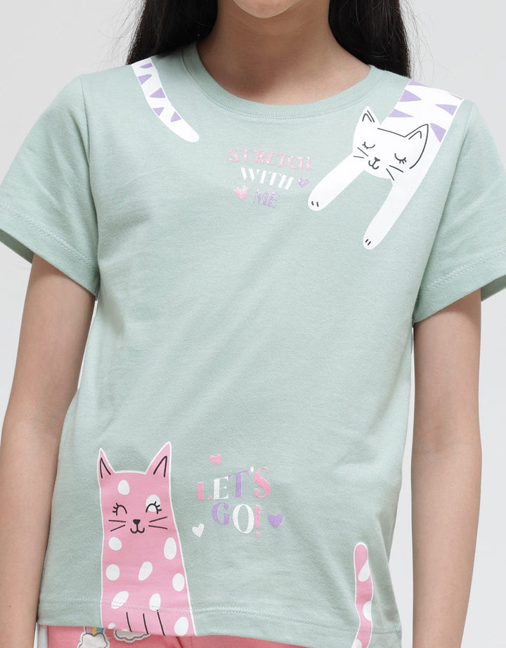 Little M Short Sleeve T-Shirt Cats