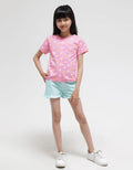 Little M Short Sleeve T-Shirt Print Kucing Hati