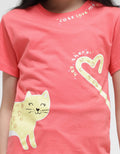 Little M Short Sleeve T-Shirt Cat Ekor Hati Kicat
