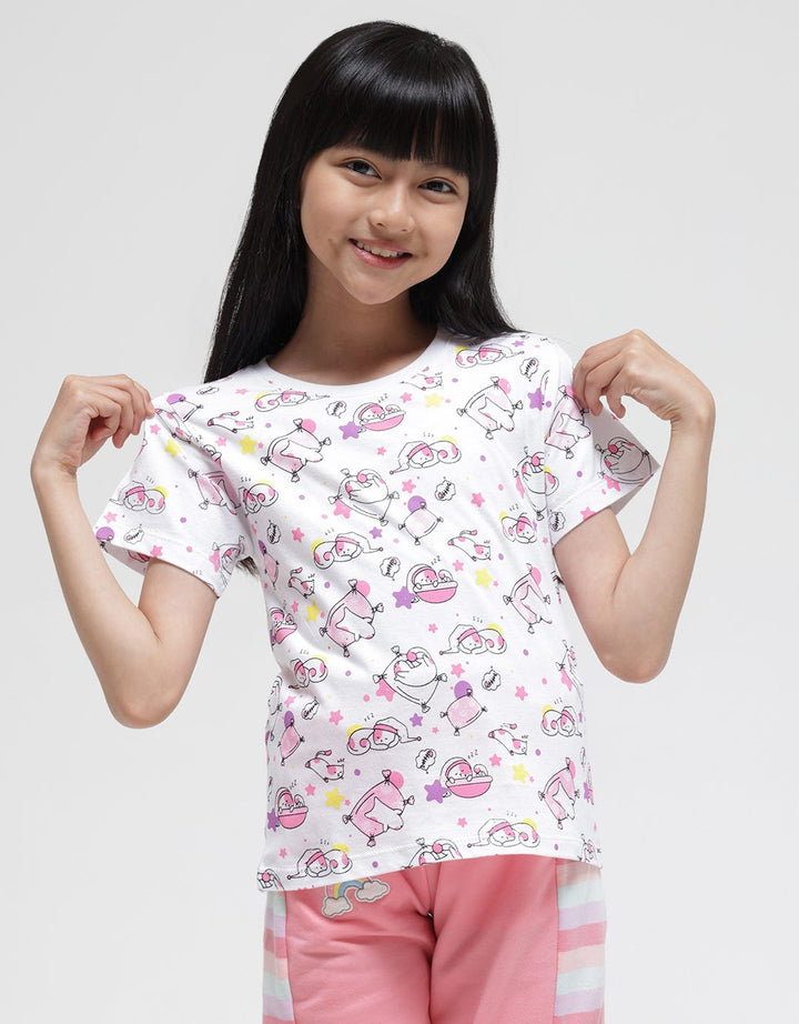 Little M Short Sleeve T-Shirt Print Cat
