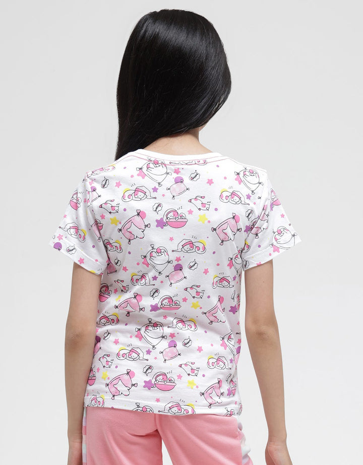 Little M Short Sleeve T-Shirt Print Cat