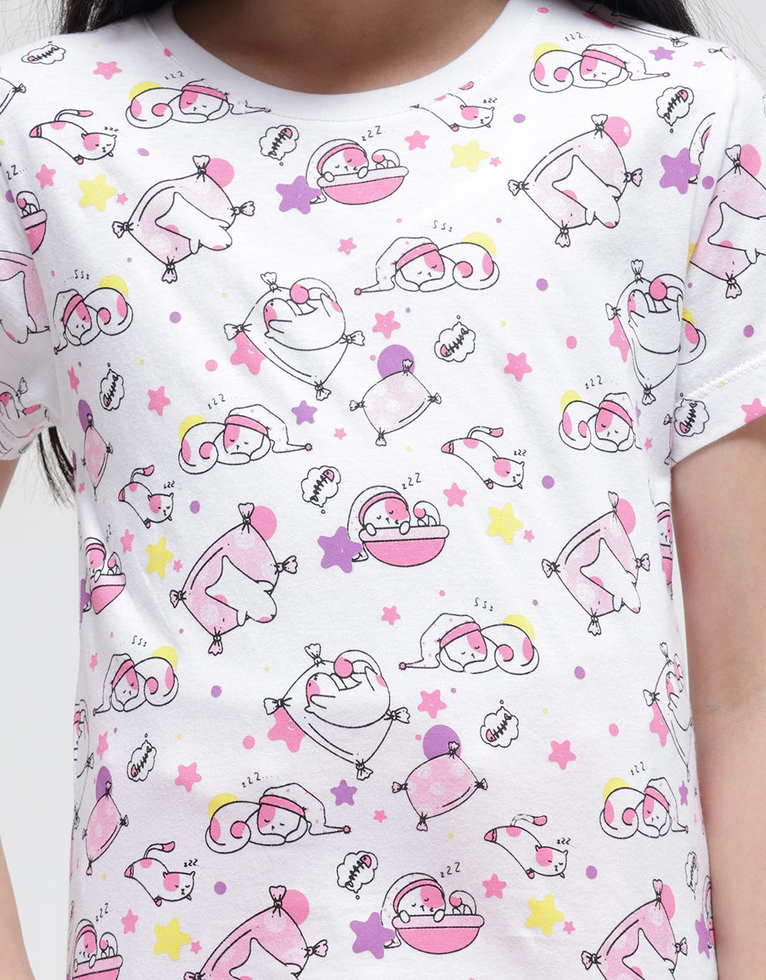 Little M Short Sleeve T-Shirt Print Cat