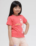 Little M Space Cat Kaos Anak Perempuan