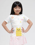 Little M Full Print Cat Kaos Anak Perempuan