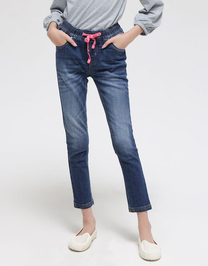 Cardinal Kids Girl Washed Accent 5 Pocket Pants