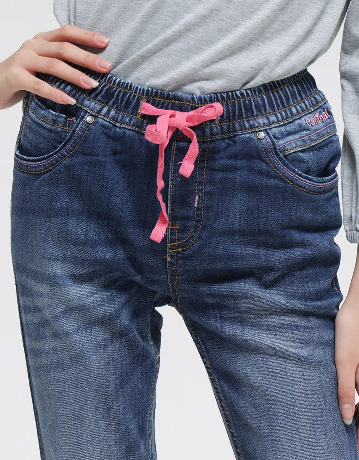 Cardinal Kids Girl Washed Accent 5 Pocket Pants