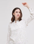 Triset Ladies Flower Print Blouse Wanita