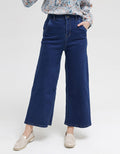 Triset Ladies Dark Denim Look Pants