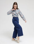 Triset Ladies Dark Denim Look Pants