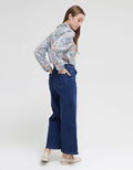 Triset Ladies Dark Denim Look Pants