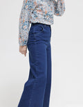 Triset Ladies Dark Denim Look Pants