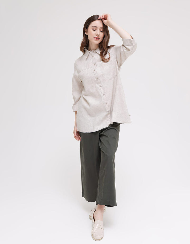 Triset Ladies Roll Up Blouse Women