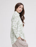 Triset Ladies Leaf Trees Blouse Wanita