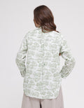 Triset Ladies Leaf Trees Blouse Wanita