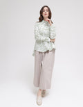 Triset Ladies Leaf Trees Blouse Wanita