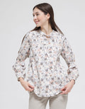 Triset Ladies Blouse Print Flower