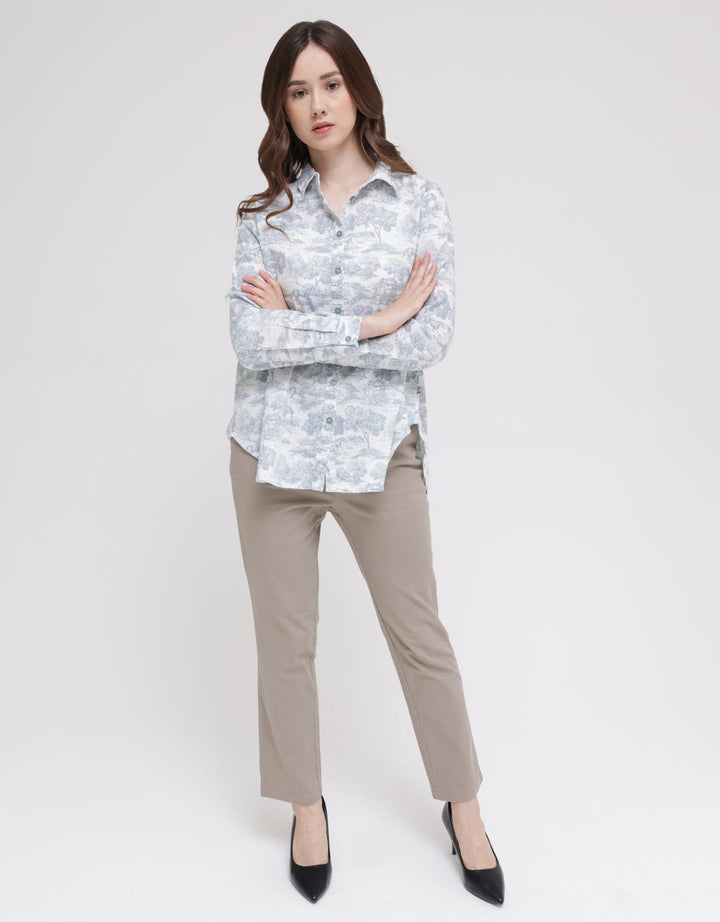 Triset Ladies Leaf Trees Women's Blouse