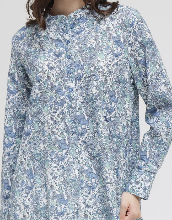 Triset Ladies Flower Print Women's Blouse