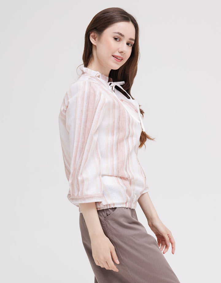 Triset Ladies Down Print Blouse Wanita
