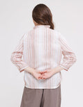 Triset Ladies Down Print Blouse Wanita