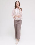 Triset Ladies Down Print Blouse Wanita