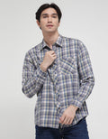Watchout Casual Long Sleeve Shirt Print Stripes