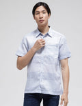 Watchout Casual Multi Stripe Kemeja Pria