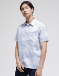 Watchout Casual Multi Stripe Kemeja Pria