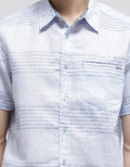 Watchout Casual Multi Stripe Kemeja Pria