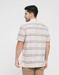 Watchout Casual Stripes Style Baju Koko Pria