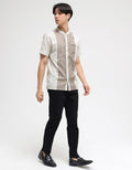 Watchout! Casual Short Sleeve Koko Stripe And Plaid Print